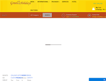 Tablet Screenshot of greetholidays.com